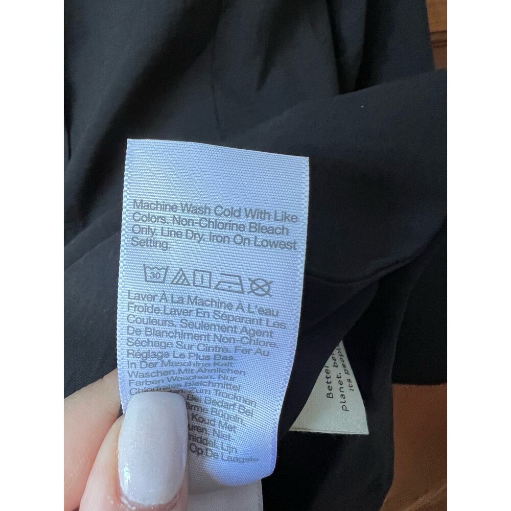 NWT Madewell Women's The Relaxed Blazer Softdrape Modal True Black Size S - Picture 11 of 13